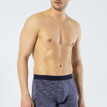 Cacharel Erkek 2'li Inkjet Melanj Boxer 1324/Lacivert-İndigo