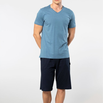 Cacharel Erkek Kisa Kollu Modal Bermuda Takimi 2193/İndigo