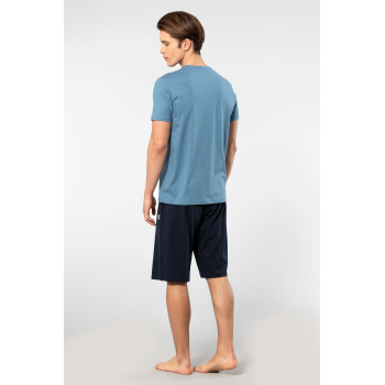 Cacharel Erkek Kisa Kollu Modal Bermuda Takimi 2193/İndigo