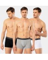 Cacharel Erkek 3'lü Boxer 1320/Beyaz-Siyah-Gri Cacharel Erkek 3'lü Boxer 1320/Beyaz-Siyah-Gri