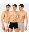 Cacharel Erkek 3'lü Boxer 1337/Beyaz-Gri-Siyah Cacharel Erkek 3'lü Boxer 1337/Beyaz-Gri-Siyah