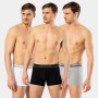 Cacharel Erkek 3'lü Boxer 1337/Beyaz-Gri-Siyah