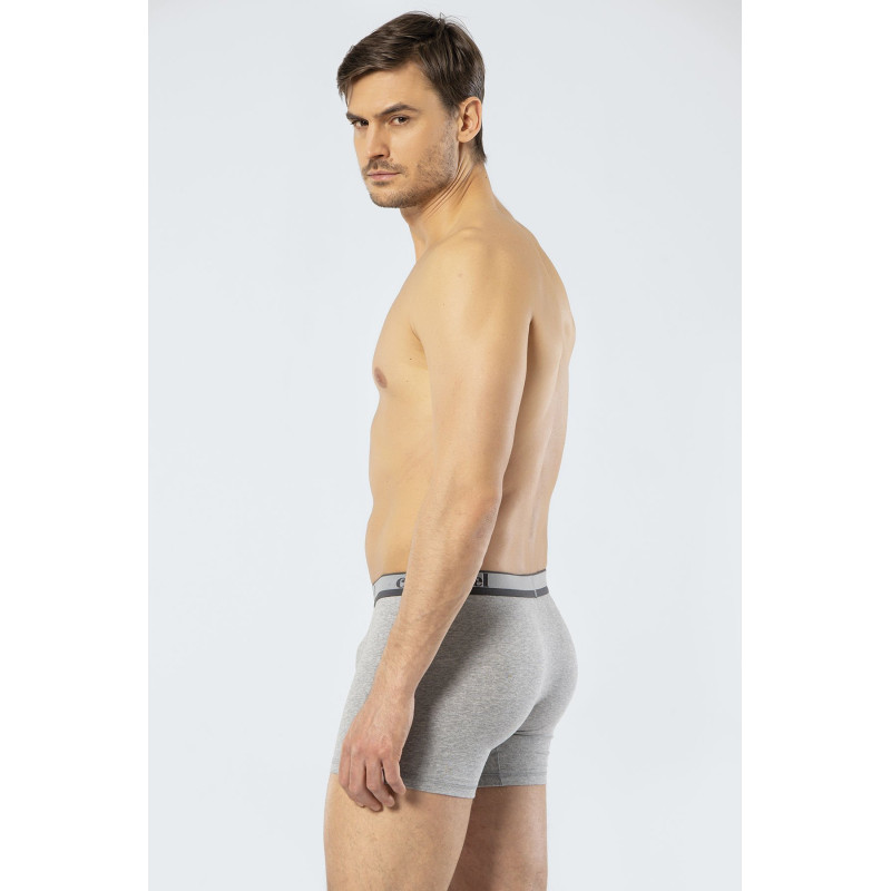 Cacharel Erkek Uzun Paçali 3'lü Boxer 1338/Siyah-Gri-Antrasit