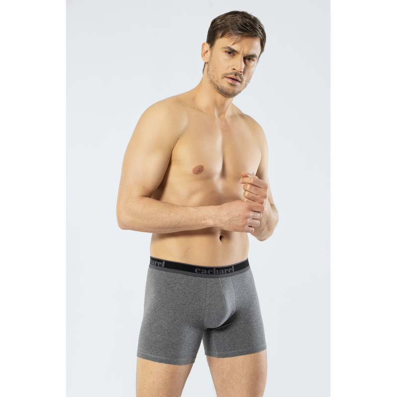 Cacharel Erkek Uzun Paçali 3'lü Boxer 1338/Siyah-Gri-Antrasit
