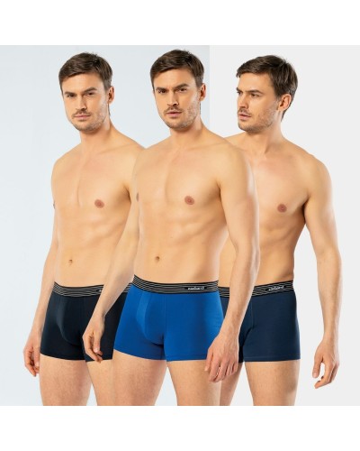 Cacharel Erkek 3'lü Boxer 1320/Lacivert-İndigo-Saks
