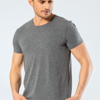 Cacharel Erkek Bisiklet Yaka Likrali T-shirt 1331/Antrasit