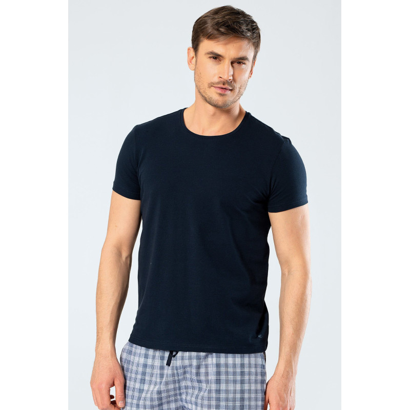 Cacharel Erkek Bisiklet Yaka Likrali T-shirt 1331/Lacivert Cacharel Erkek Bisiklet Yaka Likrali T-shirt 1331/Lacivert