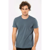 Cacharel Erkek Bisiklet Yaka Likrali T-shirt 1331/MAVİ