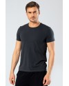 Cacharel Erkek Bisiklet Yaka Likrali T-shirt 1331/Olive