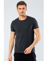 Cacharel Erkek Bisiklet Yaka Likrali T-shirt 1331/Olive