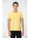 Cacharel Erkek Bisiklet Yaka Likrali T-shirt 1331/Sarı Cacharel Erkek Bisiklet Yaka Likrali T-shirt 1331/Sarı
