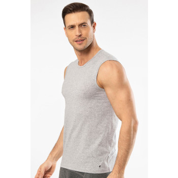 Cacharel Erkek Bisiklet Yaka Spor Atlet 1303/Gri