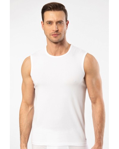 Cacharel Erkek Bisiklet Yaka Spor Atlet 1303/Beyaz