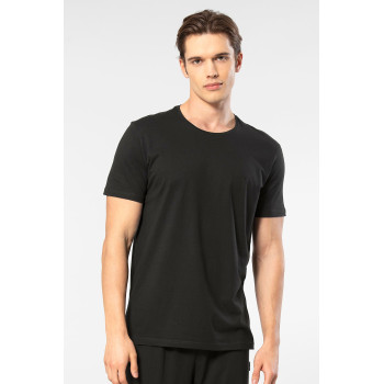 Cacharel Erkek Bisiklet Yaka T-Shirt 2169/Siyah