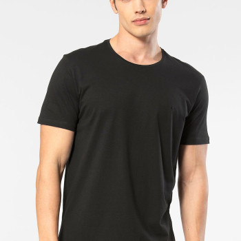 Cacharel Erkek Bisiklet Yaka T-Shirt 2169/Siyah