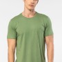Cacharel Erkek Bisiklet Yaka T-shirt 2169/Yeşil
