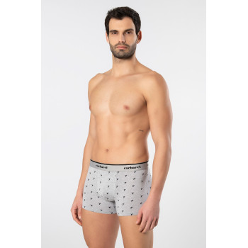 Cacharel Erkek Desenli Likrali Boxer 3'lü Paket 1339/Lacivert 8