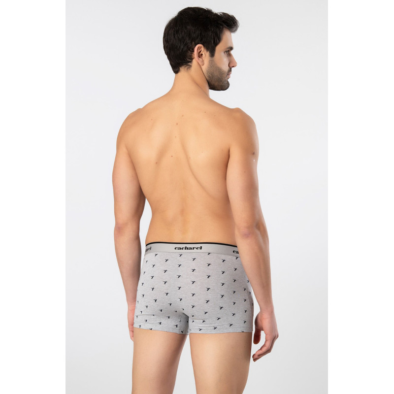 Cacharel Erkek Desenli Likrali Boxer 3'lü Paket 1339/Lacivert 8