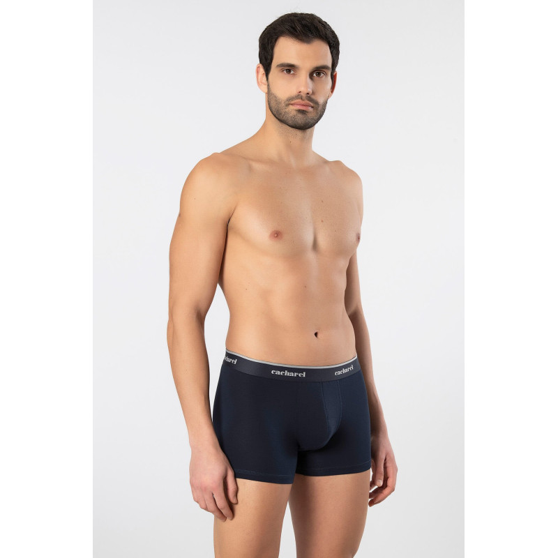 Cacharel Erkek Desenli Likrali Boxer 3'lü Paket 1339/Lacivert 6