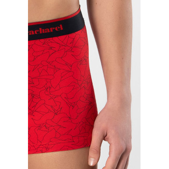Cacharel Erkek Desenli Likrali Boxer 3'lü Paket 1339/Lacivert 2