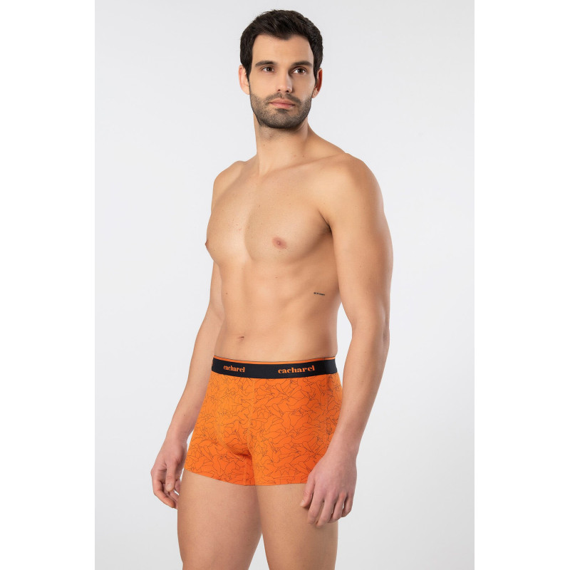 Cacharel Erkek Desenli Likrali Boxer 3'lü Paket 1339/Lacivert 1