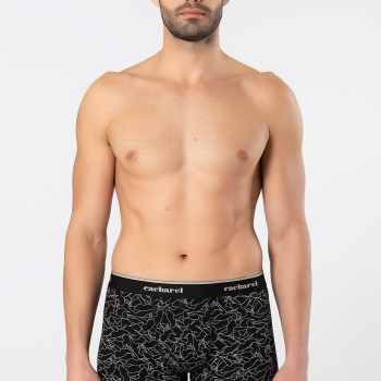 Cacharel Erkek Desenli Likrali Boxer 3'lü Paket 1339/Siyah 3 Cacharel Erkek Desenli Likrali Boxer 3'lü Paket 1339/Siyah 3