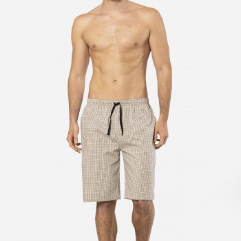 Cacharel Erkek Dokuma Bermuda Tek Alt 2241/Bej 1