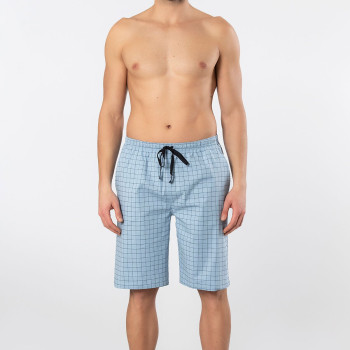 Cacharel Erkek Dokuma Bermuda Tek Alt 2241/Mavi 2