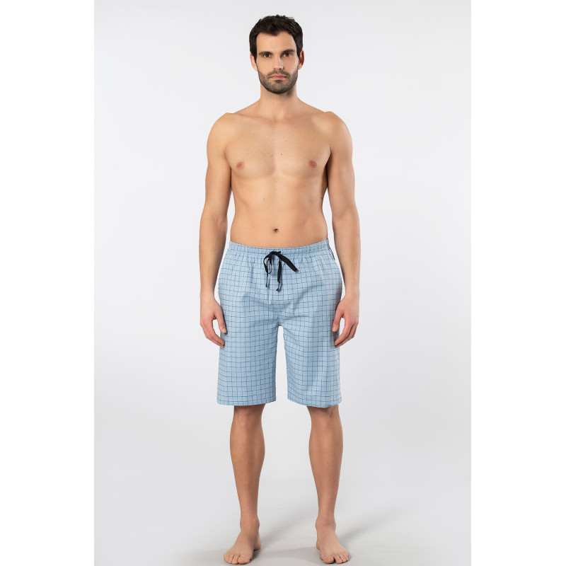 Cacharel Erkek Dokuma Bermuda Tek Alt 2241/Mavi 2 Cacharel Erkek Dokuma Bermuda Tek Alt 2241/Mavi 2