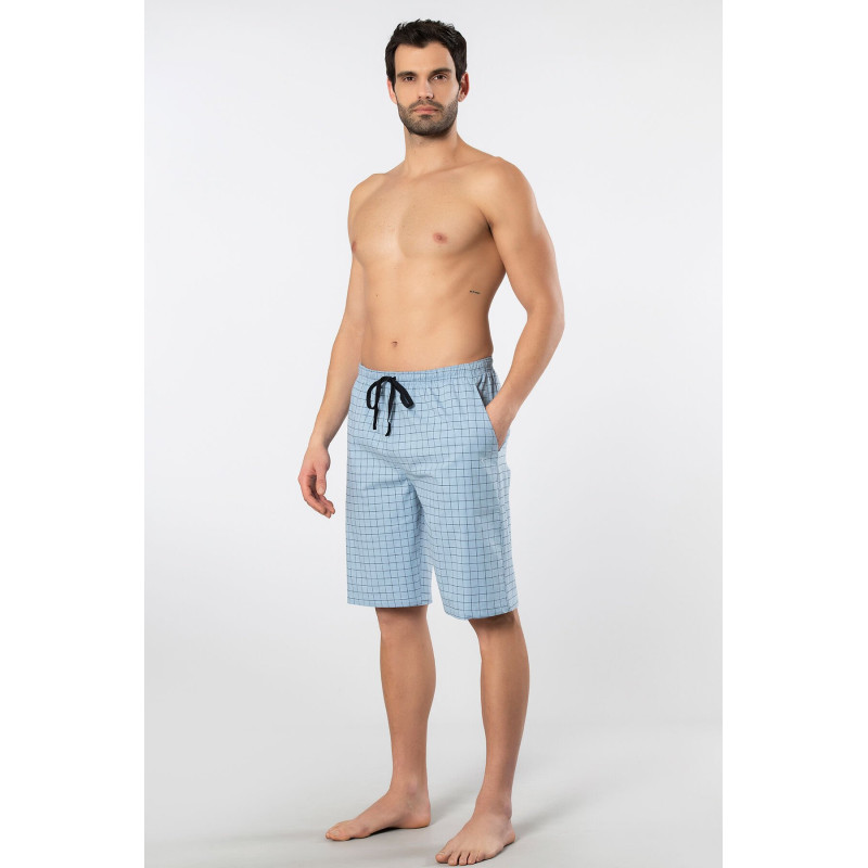 Cacharel Erkek Dokuma Bermuda Tek Alt 2241/Mavi 2 Cacharel Erkek Dokuma Bermuda Tek Alt 2241/Mavi 2