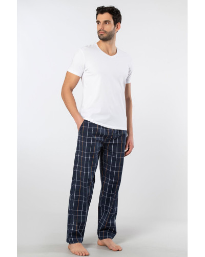 Cacharel Erkek Dokuma Pijama Takimi 2238/Lacivert 6