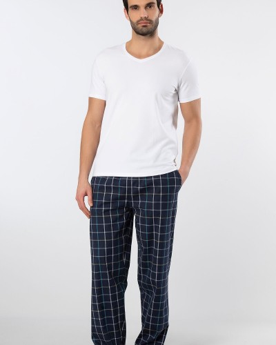 Cacharel Erkek Dokuma Pijama Takimi 2238/Lacivert 8