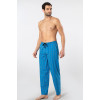 Cacharel Erkek Dokuma Pijama Tek Alt 2240/Mavi 3 Cacharel Erkek Dokuma Pijama Tek Alt 2240/Mavi 3