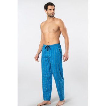 Cacharel Erkek Dokuma Pijama Tek Alt 2240/Mavi 3