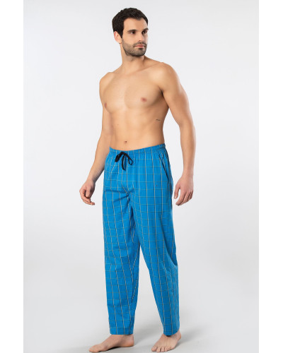 Cacharel Erkek Dokuma Pijama Tek Alt 2240/Mavi 3