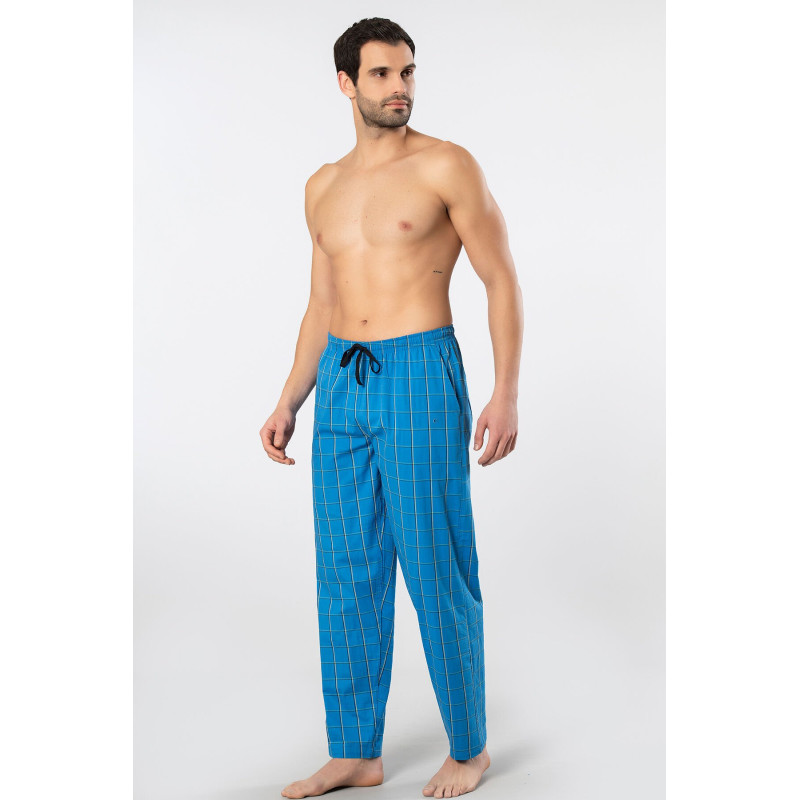Cacharel Erkek Dokuma Pijama Tek Alt 2240/Mavi 3 Cacharel Erkek Dokuma Pijama Tek Alt 2240/Mavi 3