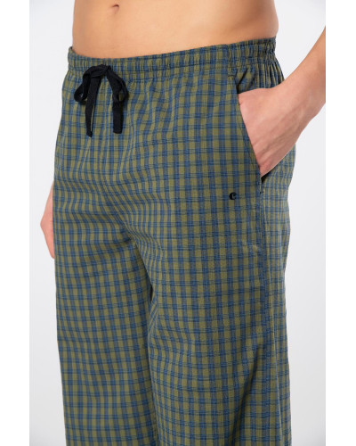Cacharel Erkek Dokuma Pijama Tek Alt 2240/Yeşil 3