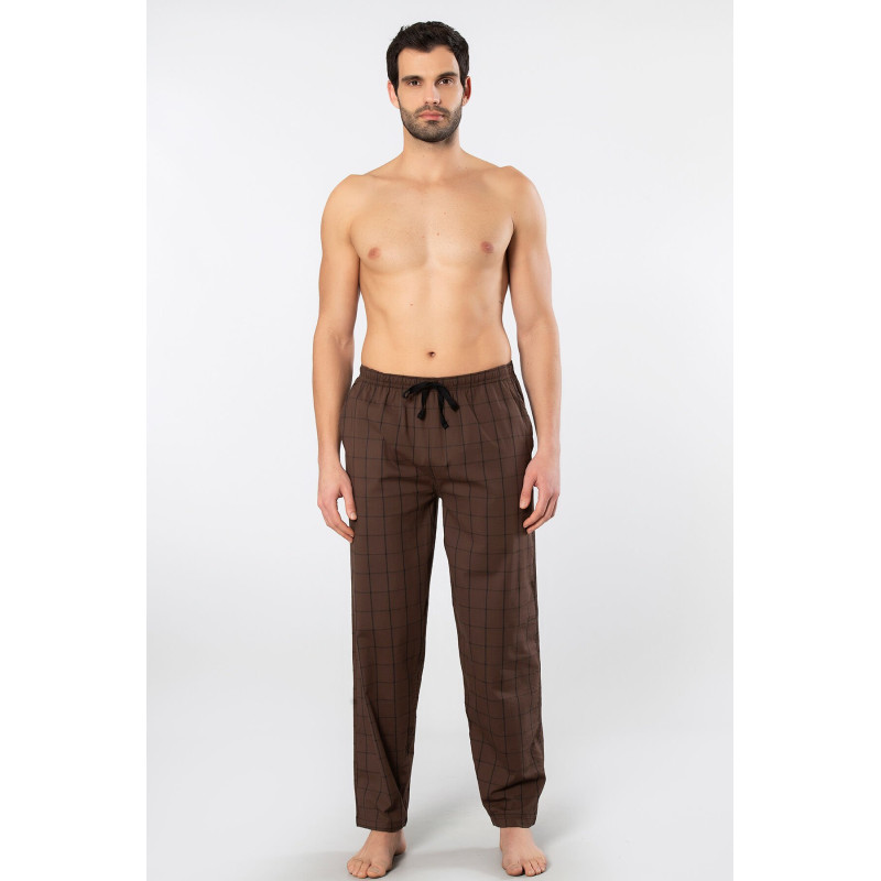 Cacharel Erkek Dokuma Pijama Tek Alt 2240/Kahve 1 Cacharel Erkek Dokuma Pijama Tek Alt 2240/Kahve 1