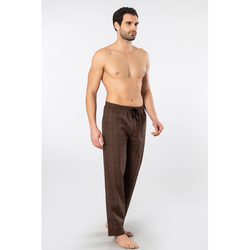 Cacharel Erkek Dokuma Pijama Tek Alt 2240/Kahve 1 Cacharel Erkek Dokuma Pijama Tek Alt 2240/Kahve 1