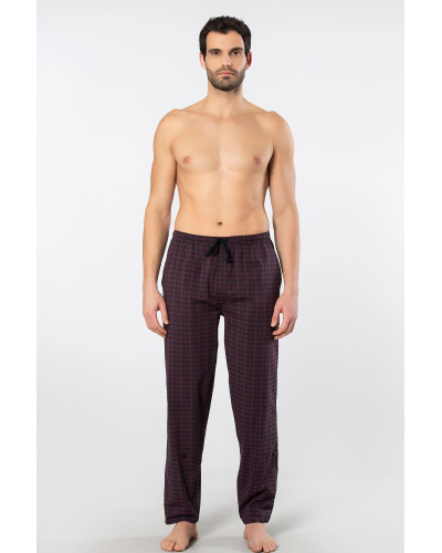 Cacharel Erkek Dokuma Pijama Tek Alt 2240/Bordo 1