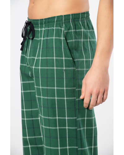 Cacharel Erkek Dokuma Pijama Tek Alt 2240/Yeşil 1