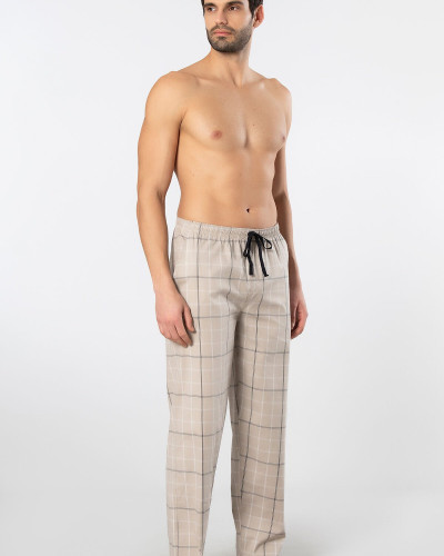 Cacharel Erkek Dokuma Pijama Tek Alt 2240/Bej 3