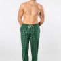 Cacharel Erkek Dokuma Pijama Tek Alt 2240/Yeşil 4