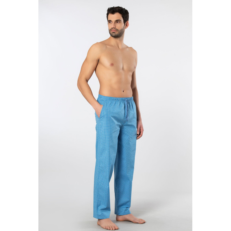 Cacharel Erkek Dokuma Pijama Tek Alt 2240/Mavi 4 Cacharel Erkek Dokuma Pijama Tek Alt 2240/Mavi 4