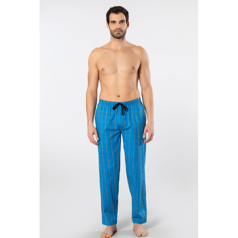 Cacharel Erkek Dokuma Pijama Tek Alt 2240/Mavi 3 Cacharel Erkek Dokuma Pijama Tek Alt 2240/Mavi 3