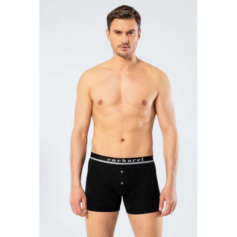 Cacharel Erkek Dügmeli Boxer 1313/Siyah