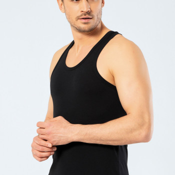 Cacharel Erkek Halter Yaka Spor Atlet 1302/Siyah