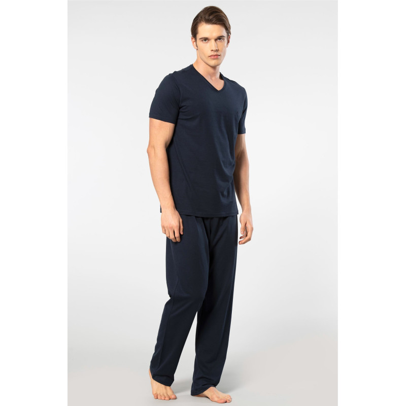 Cacharel Erkek Kisa Kollu Modal Pijama Takimi