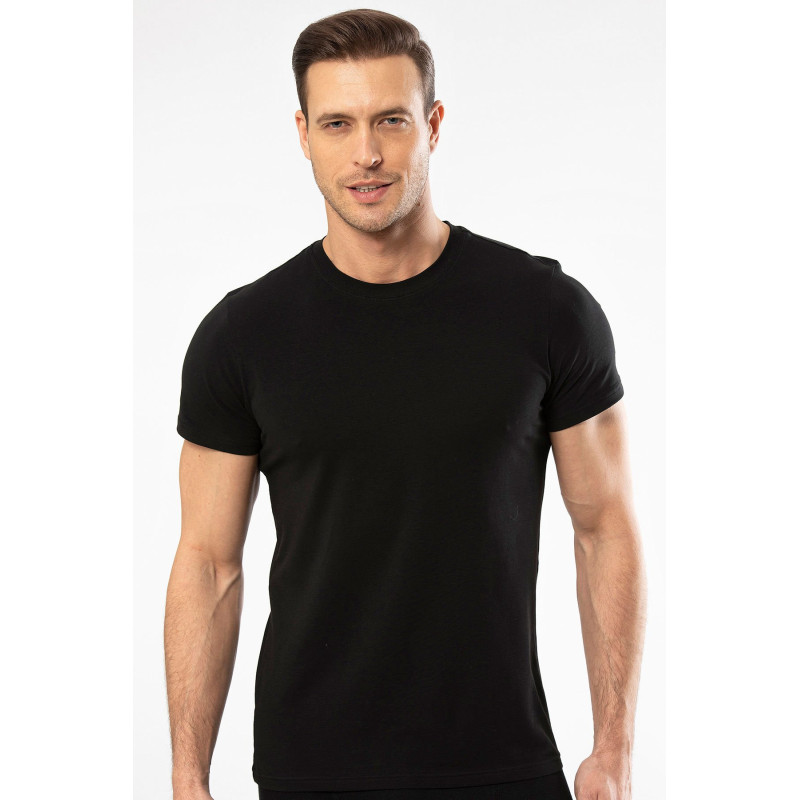 Cacharel Erkek Kisa Kollu T-shirt 1307/Siyah