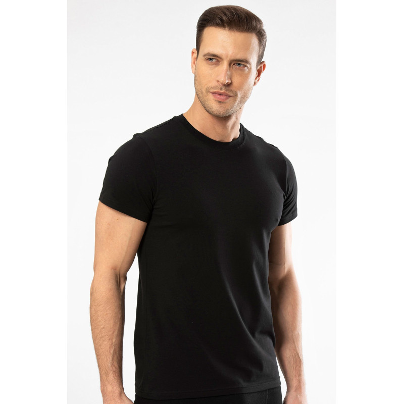 Cacharel Erkek Kisa Kollu T-shirt 1307/Siyah